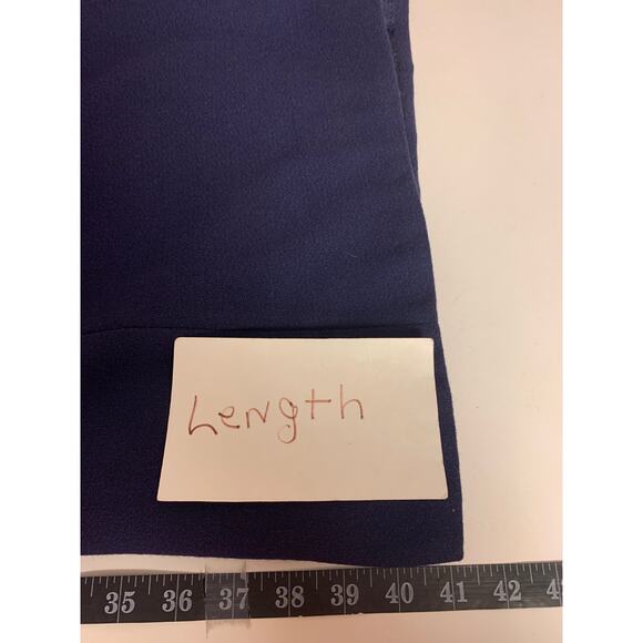 Vintage Cocktail Dress Sequin Bodice 60s Classic Elegant Navy Womens SZ 10 - Picture 11 of 13